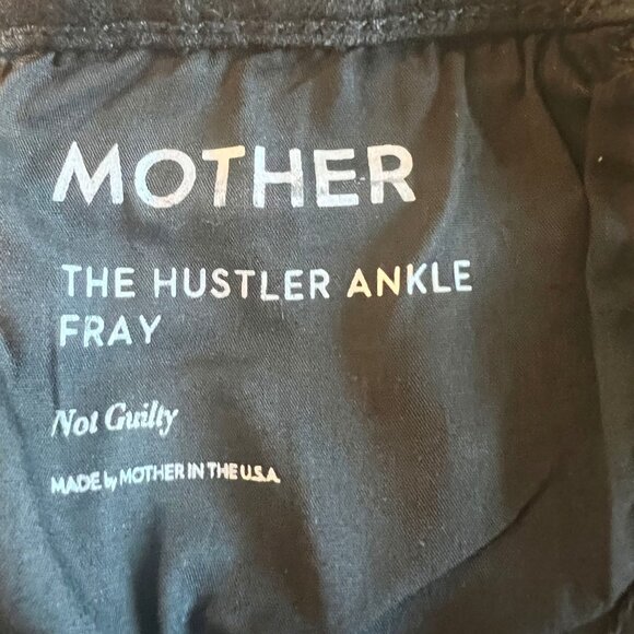 MOTHER DENIM - The Hustler Ankle Fray, WASH - Not Guilty, 29 - Picture 4 of 4